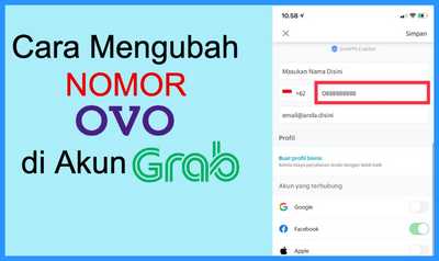 Cara Mengaktifkan OVO di Grab Setelah Ganti Nomor